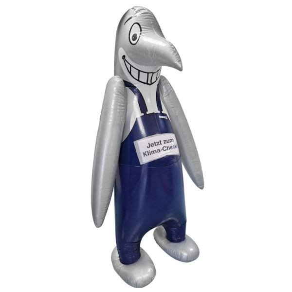 Kundenstopper Pinguin Ole